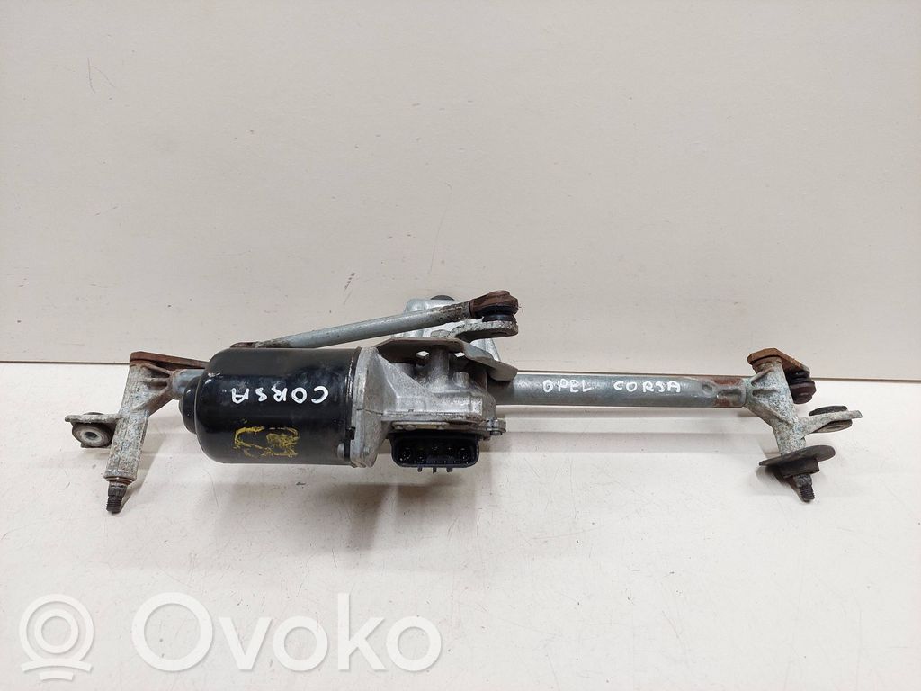 Opel Corsa C Motor y varillaje del limpiaparabrisas delantero 