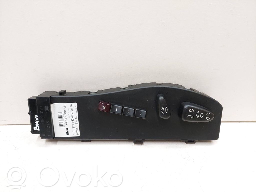 BMW 7 E65 E66 Interruptor de control del asiento 