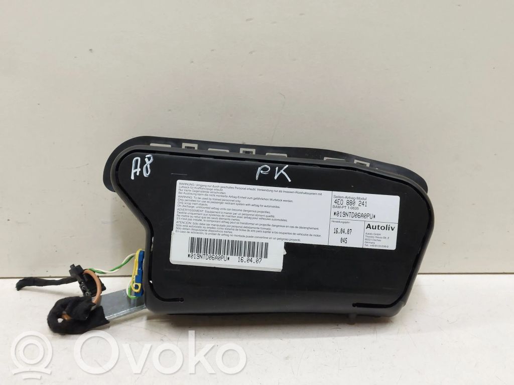 Audi A8 S8 D3 4E Seat airbag 