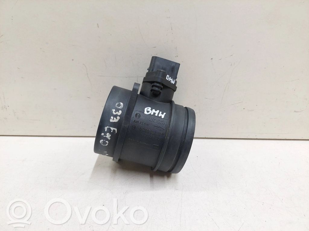 BMW 3 E90 E91 Mass air flow meter 