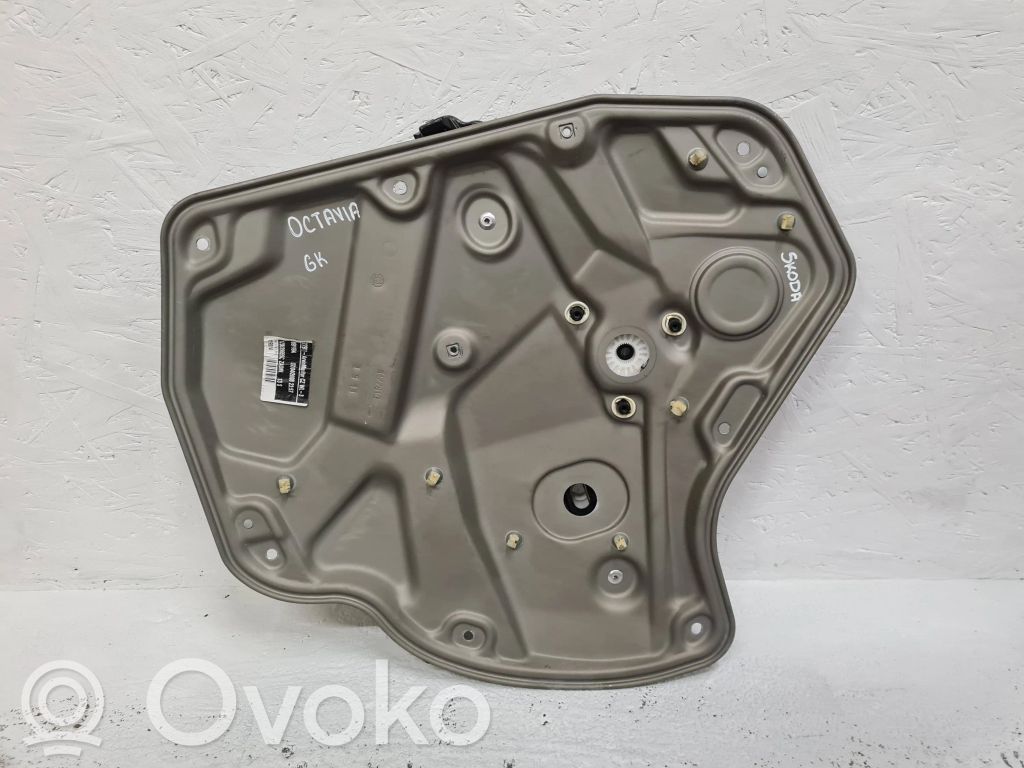 Skoda Octavia Mk2 (1Z) Mechanizm podnoszenia szyby tylnej bez silnika 