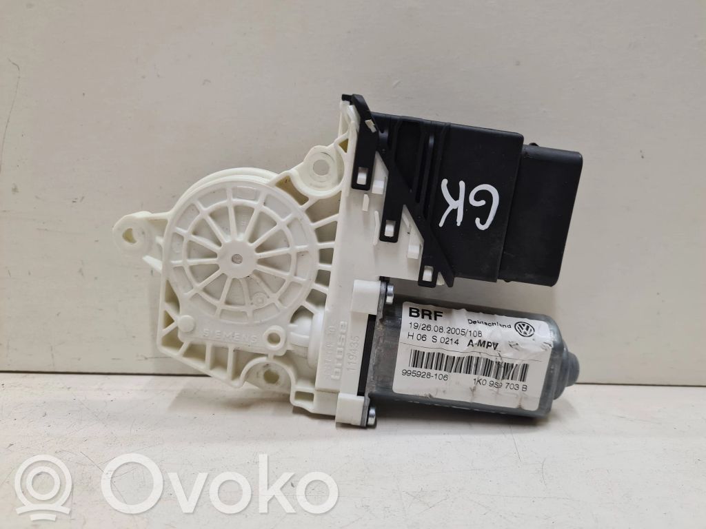 Volkswagen Touran I Silniczek podnoszenia szyby drzwi tylnych 