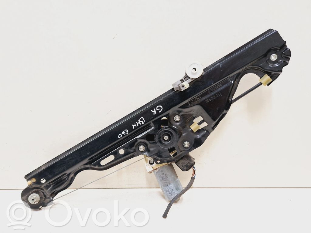 BMW 5 E60 E61 Rear door window regulator with motor 