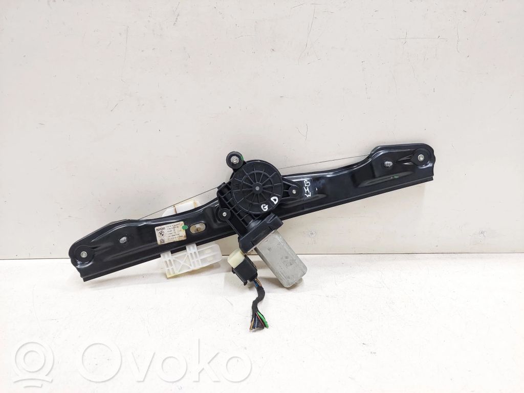 BMW 3 F30 F35 F31 Regulador de puerta trasera con motor 