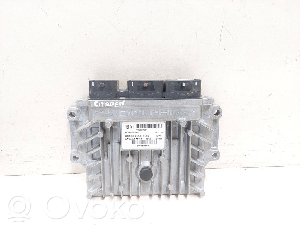 Engine control unit/module   28257860,9663548180,9667214980