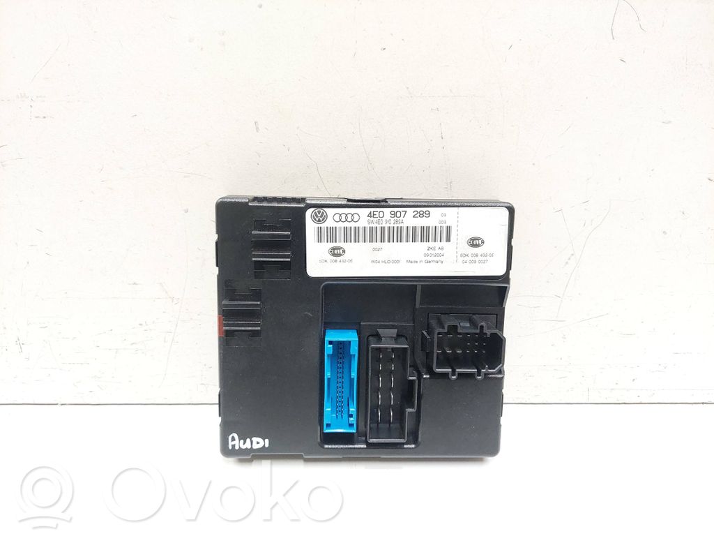 Módulo de confort/conveniencia   4E0910289A,4E0907289,5DK00843205