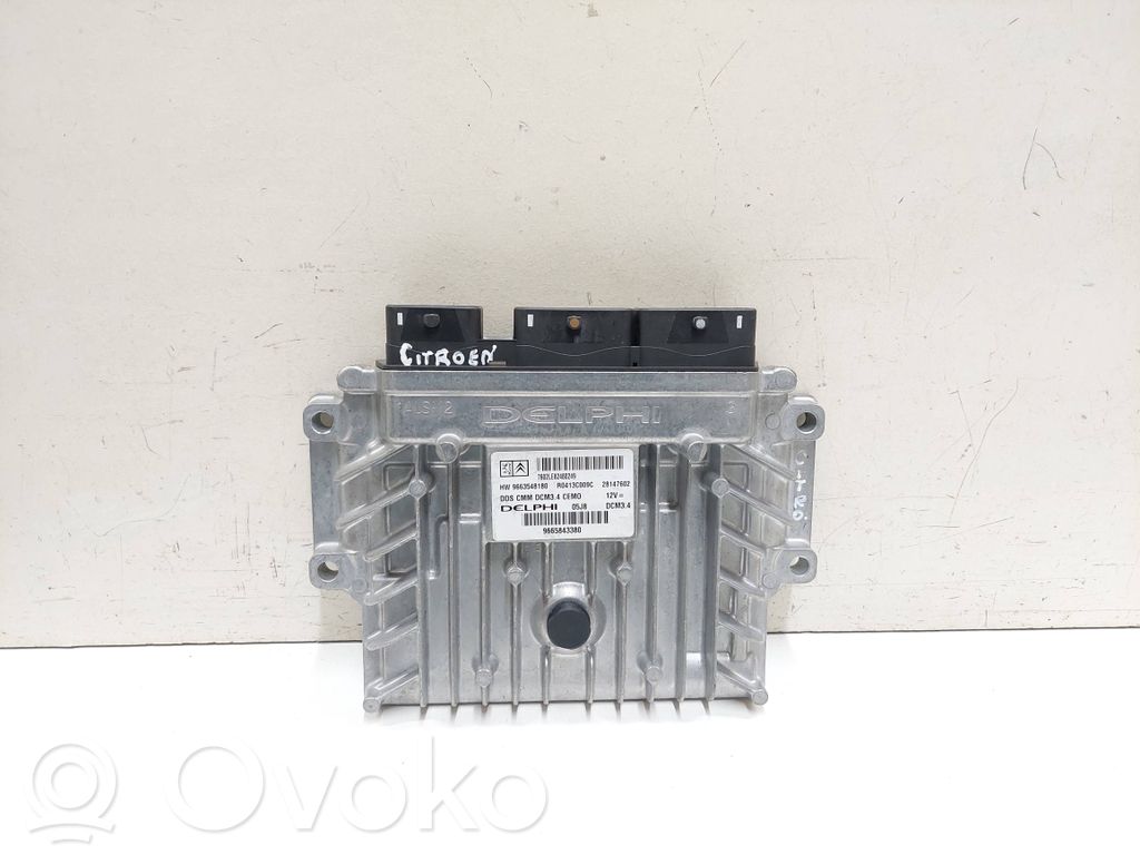 Engine control unit/module   9665843380,9663548180,R0413C009C