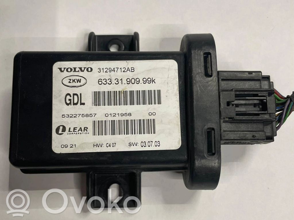 Volvo V70 Headlight ballast module Xenon 