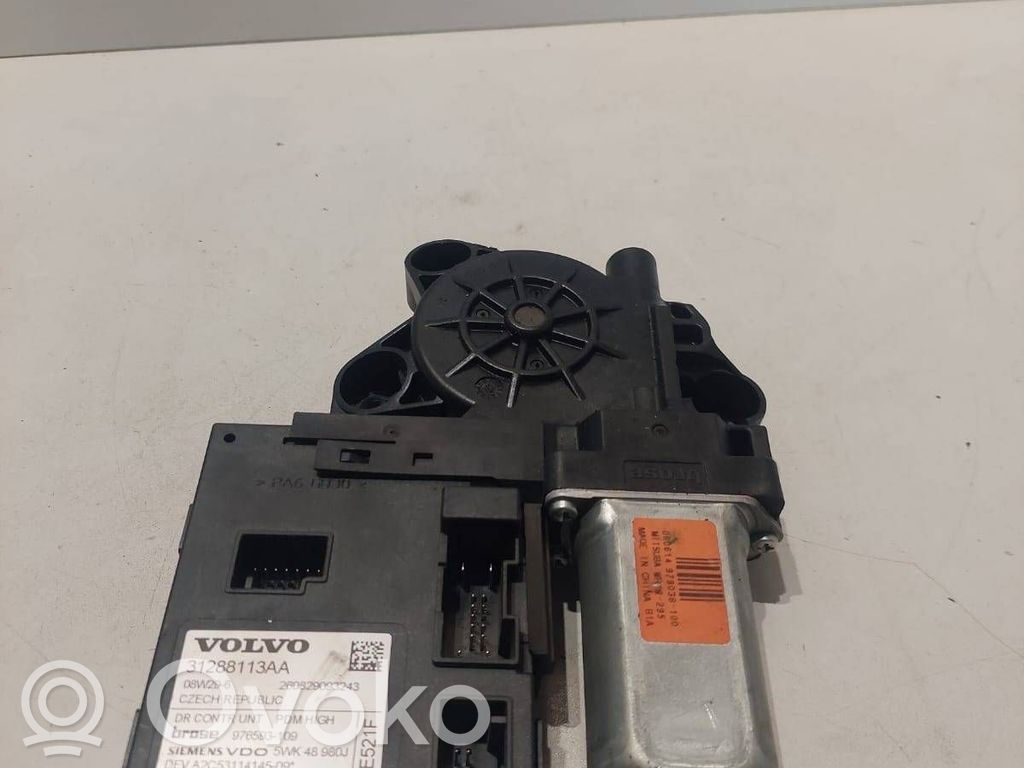 Volvo V50 Motor del regulador de la ventanilla de la puerta delantera 