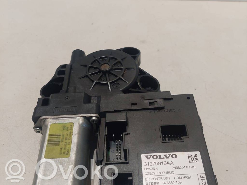 Volvo V50 Front door window regulator motor 
