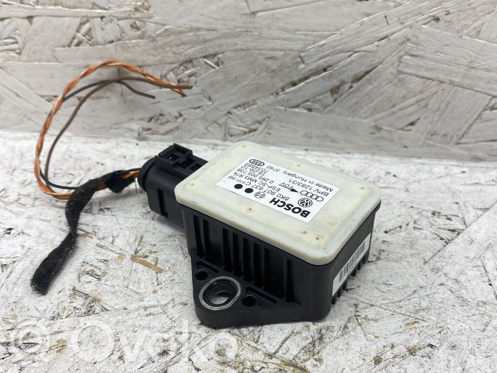 Audi A4 S4 B8 8K ESP acceleration yaw rate sensor 