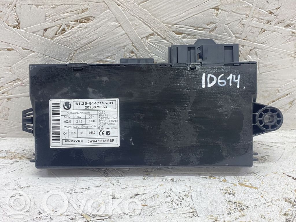 BMW 3 E90 E91 CAS control unit/module 