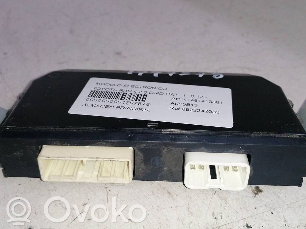 Toyota RAV 4 (XA30) Otras unidades de control/módulos 