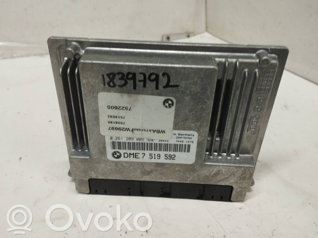 Engine control unit/module   0261209005