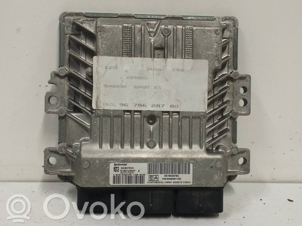 Unitate/modul de control motor   9678628780,HW9666681180,SID807EV0