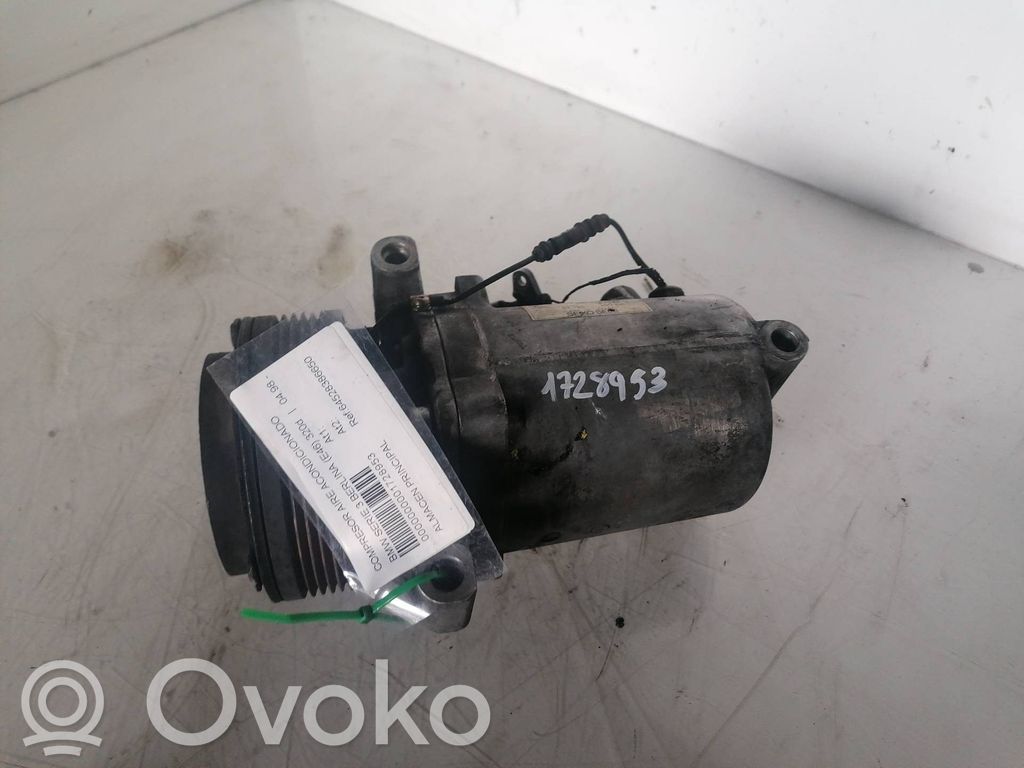 Compressore aria condizionata (A/C) (pompa)   64528386650