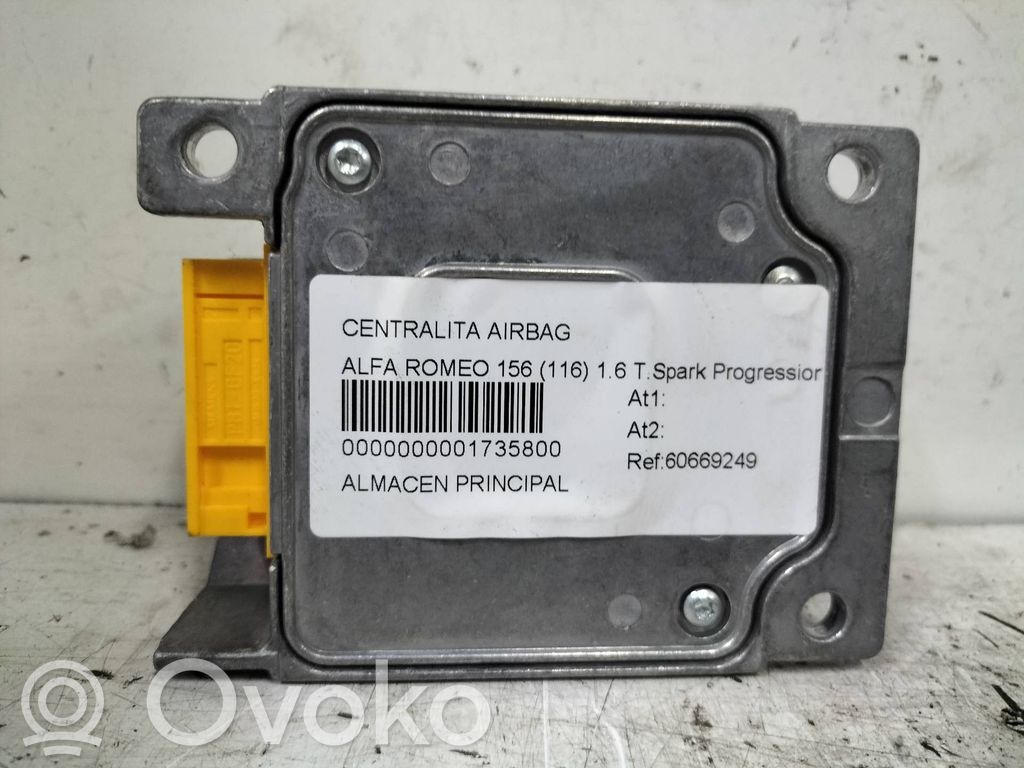 Alfa Romeo 156 Airbag control unit/module 