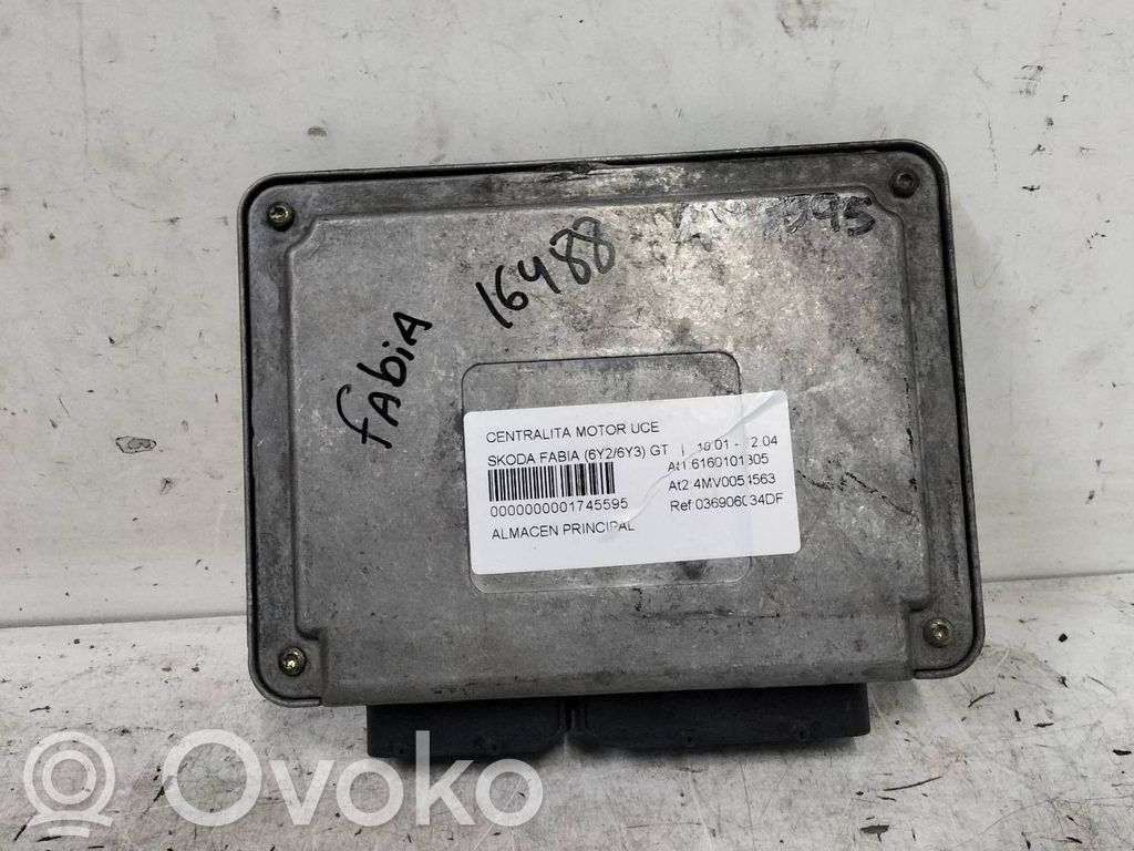 Sterownik / Moduł ECU   036906034DF,6160101305,4MV0054563