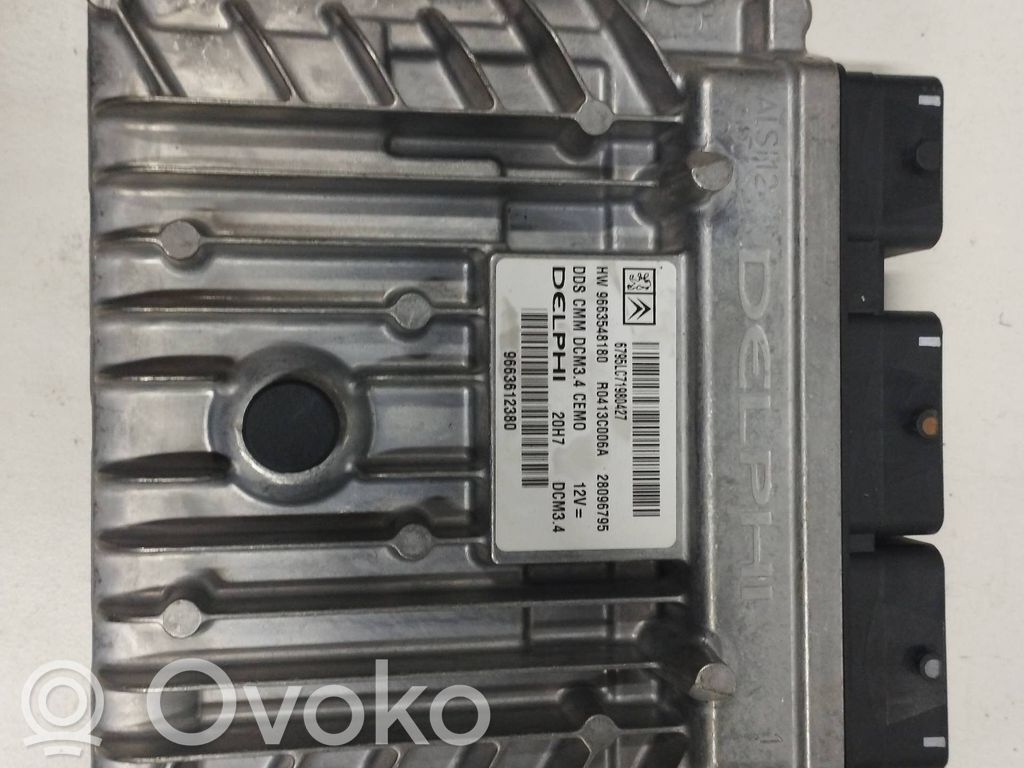 Unidad de control/módulo del motor   9663548180