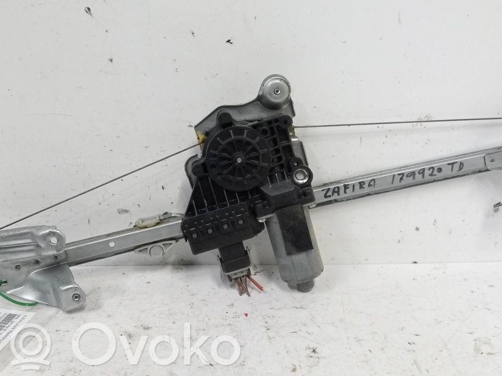 Opel Zafira B Alzacristalli della portiera posteriore con motorino 
