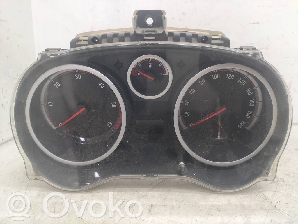 Opel Corsa D Tachimetro (quadro strumenti) 