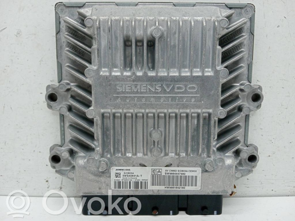 Peugeot 407 Unidad de control/módulo del motor 