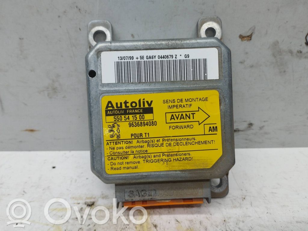 Peugeot 206 Unitate/modul de comandă airbaguri 
