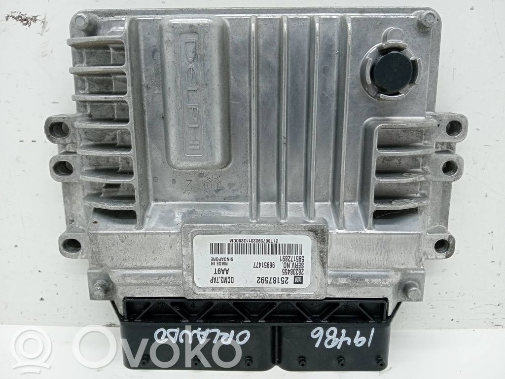 Unidad de control/módulo del motor   25187592