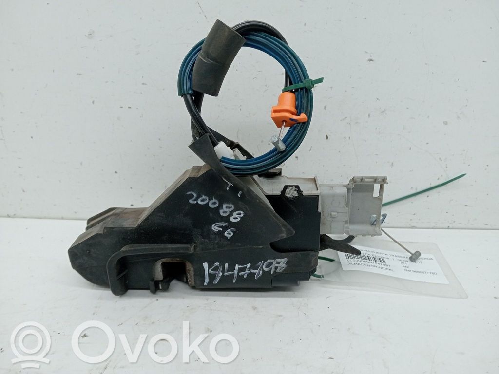 Citroen C6 Zamek drzwi tylnych 