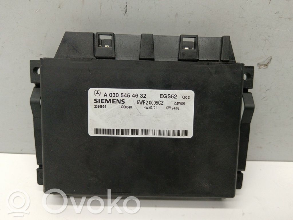Alte unități/module de control   A0305454632