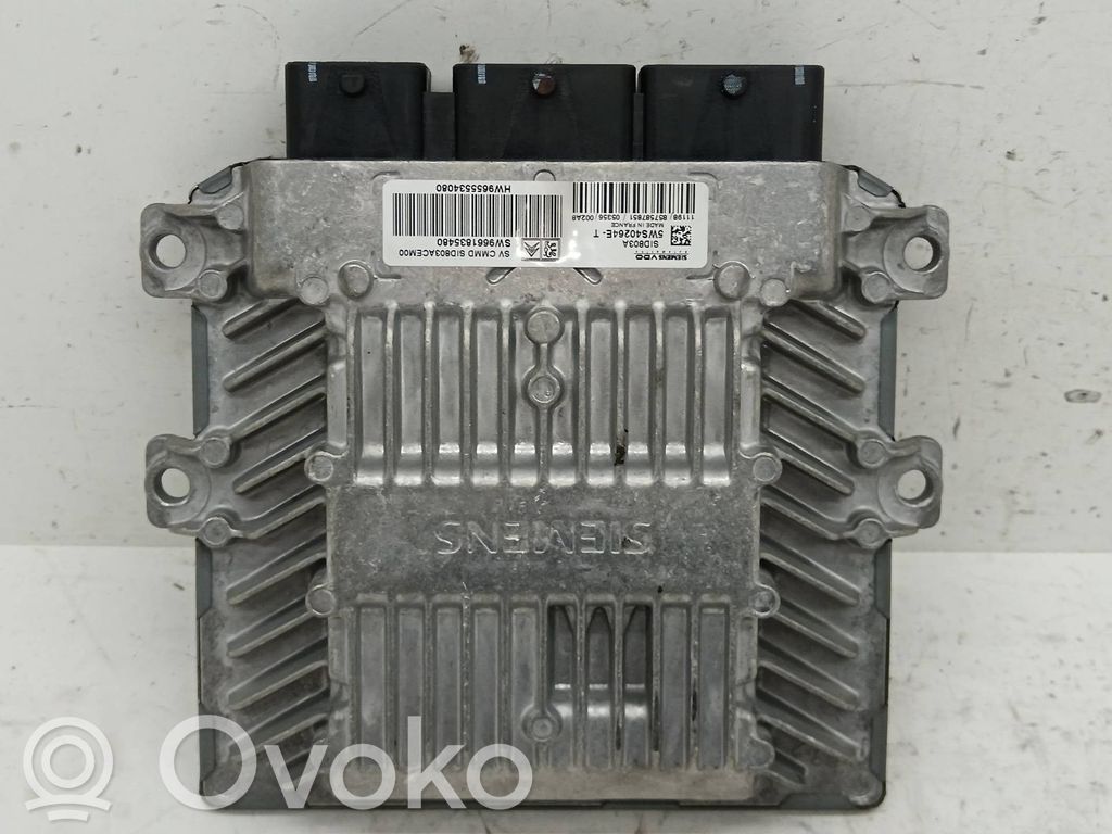Engine control unit/module   SW9661835480