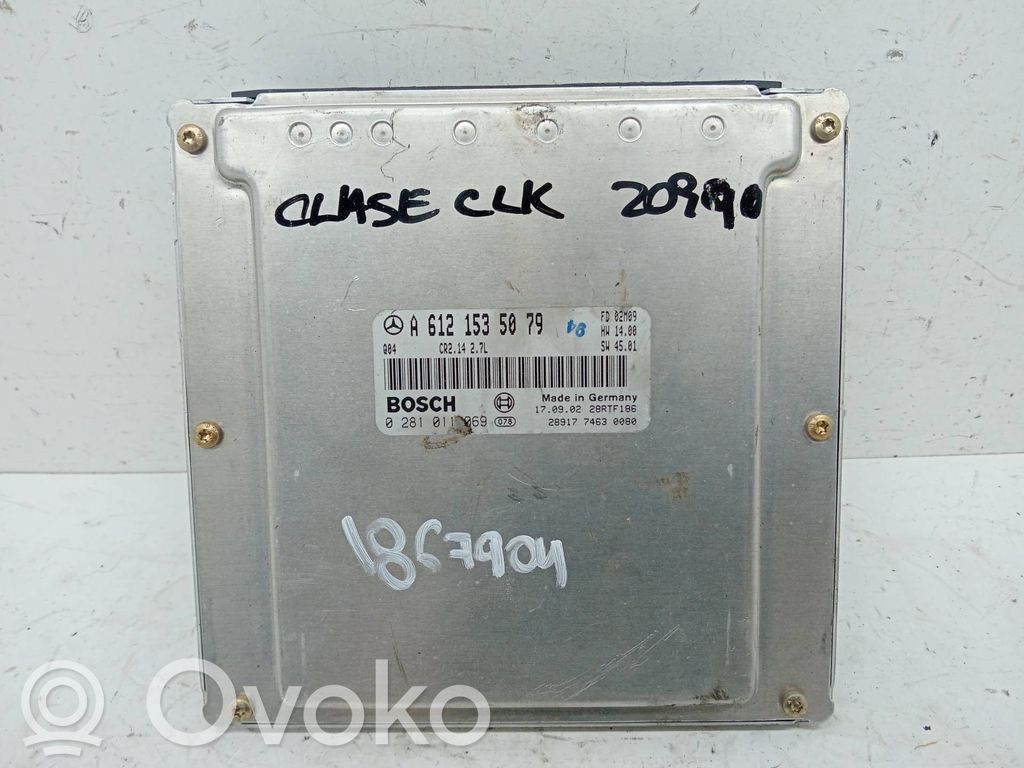 Mercedes-Benz CLK A209 C209 Sterownik / Moduł ECU 