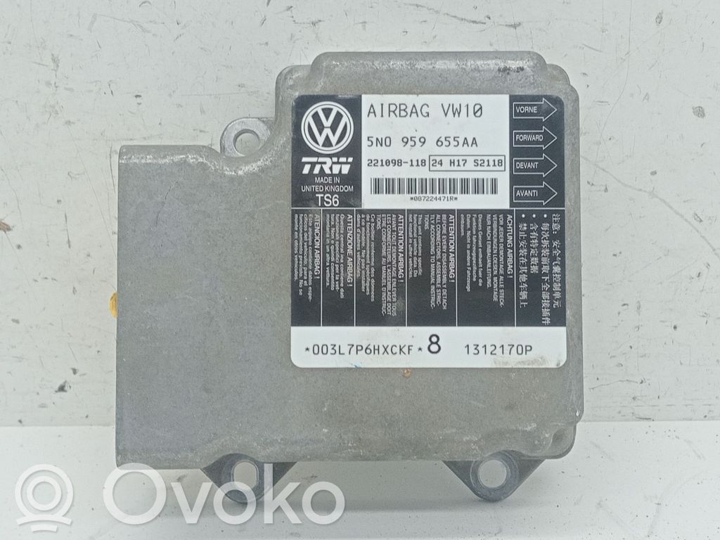 Airbag control unit/module   5N0959655AA,5N0959655,221098118
