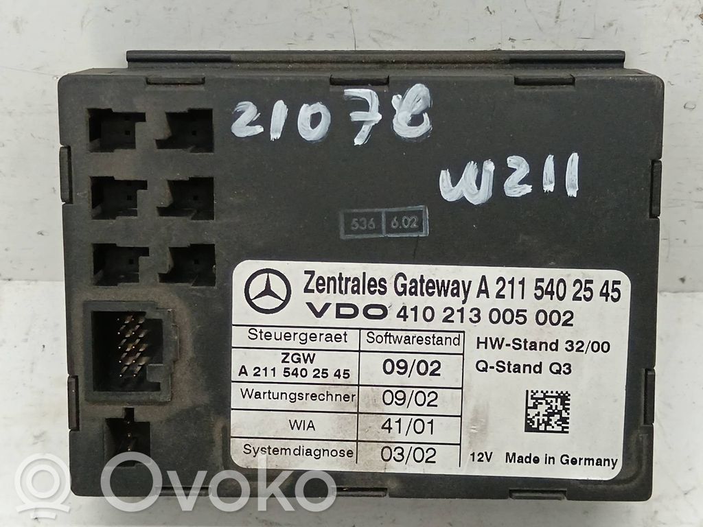 Mercedes-Benz E W210 Alte unități/module de control 
