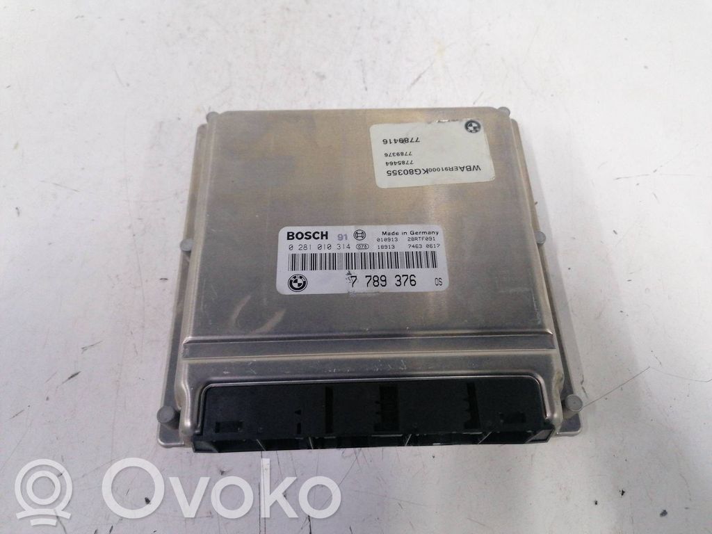 Engine control unit/module   0281010314,7789376,7789416