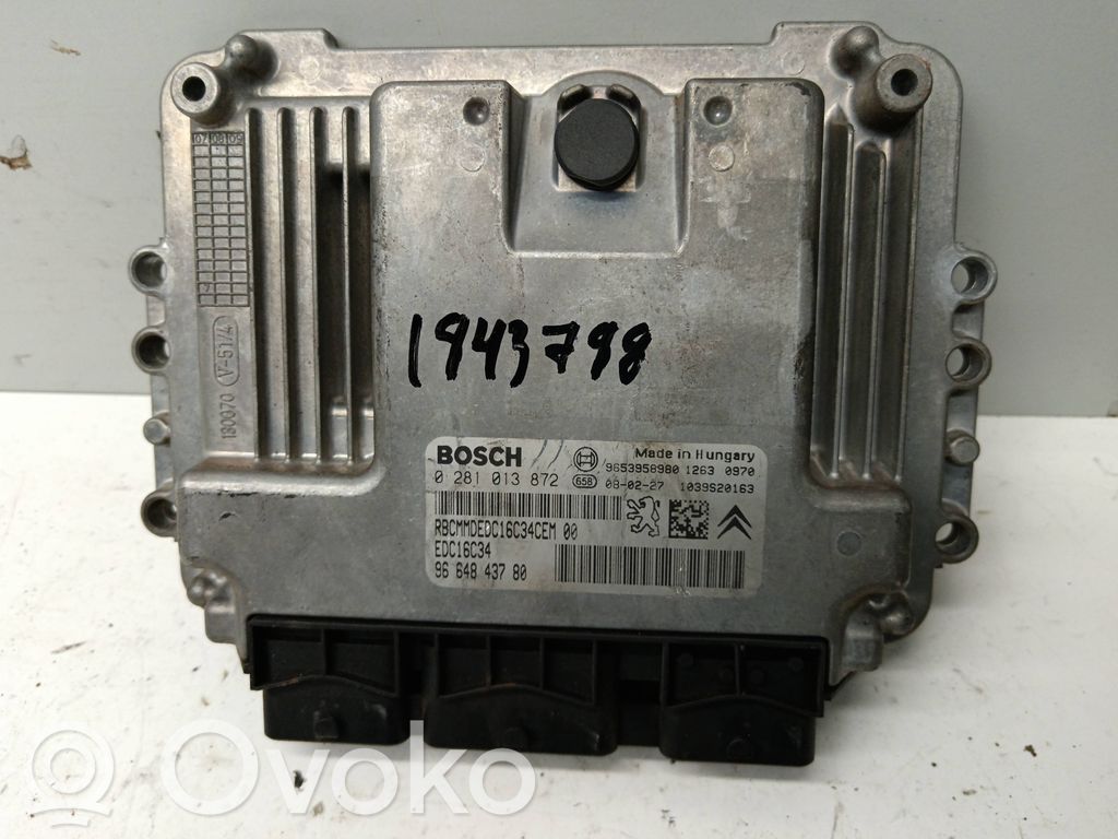 Unidad de control/módulo del motor   0281013872