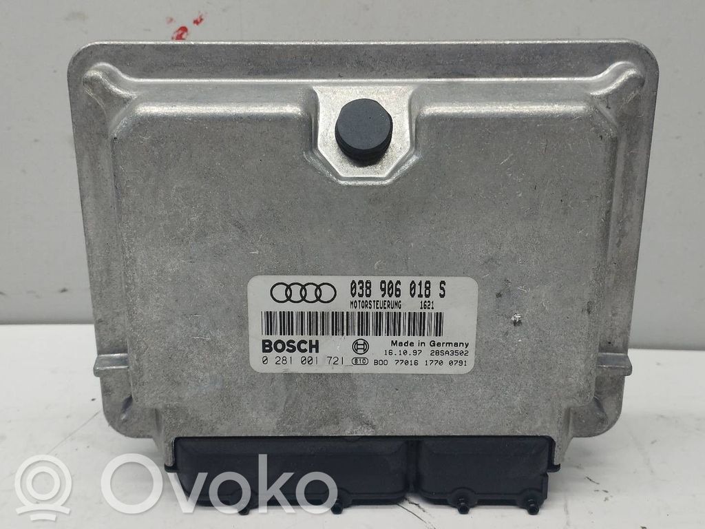 Moottorin ohjainlaite/moduuli   038906018S,0281001721,BOSCH