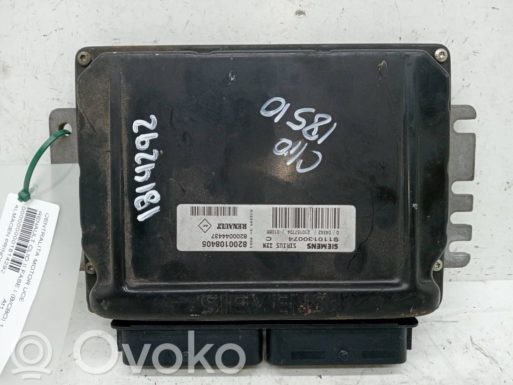 Renault Clio II Engine control unit/module 
