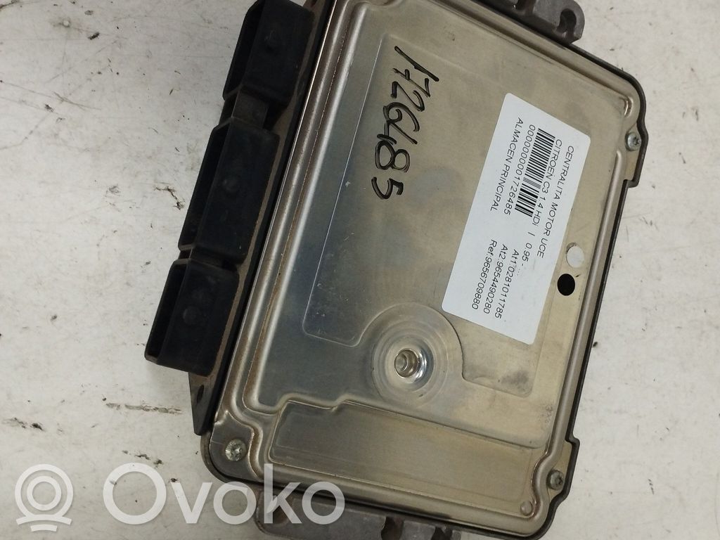 Engine control unit/module   9656709880,0281011785,9654490280
