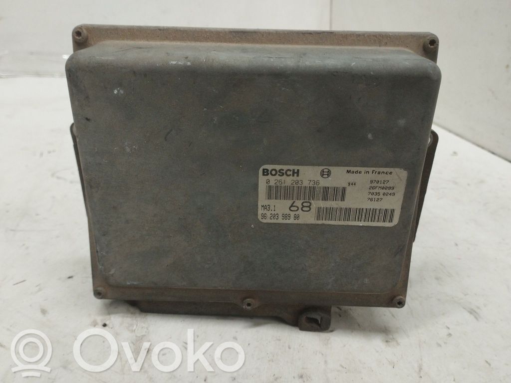 Sterownik / Moduł ECU   0261203736
