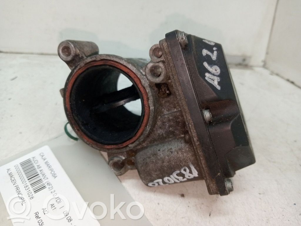 Audi A6 S6 C6 4F Valvola corpo farfallato