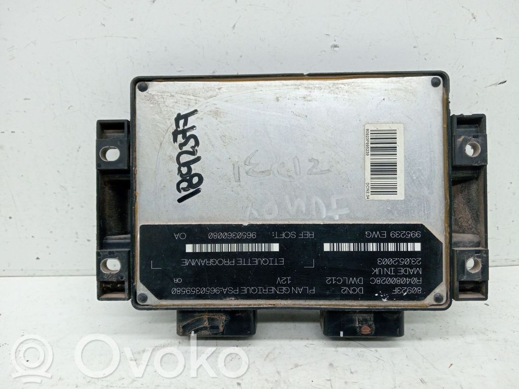 Unidad de control/módulo del motor   9650360080,995239,9650359580