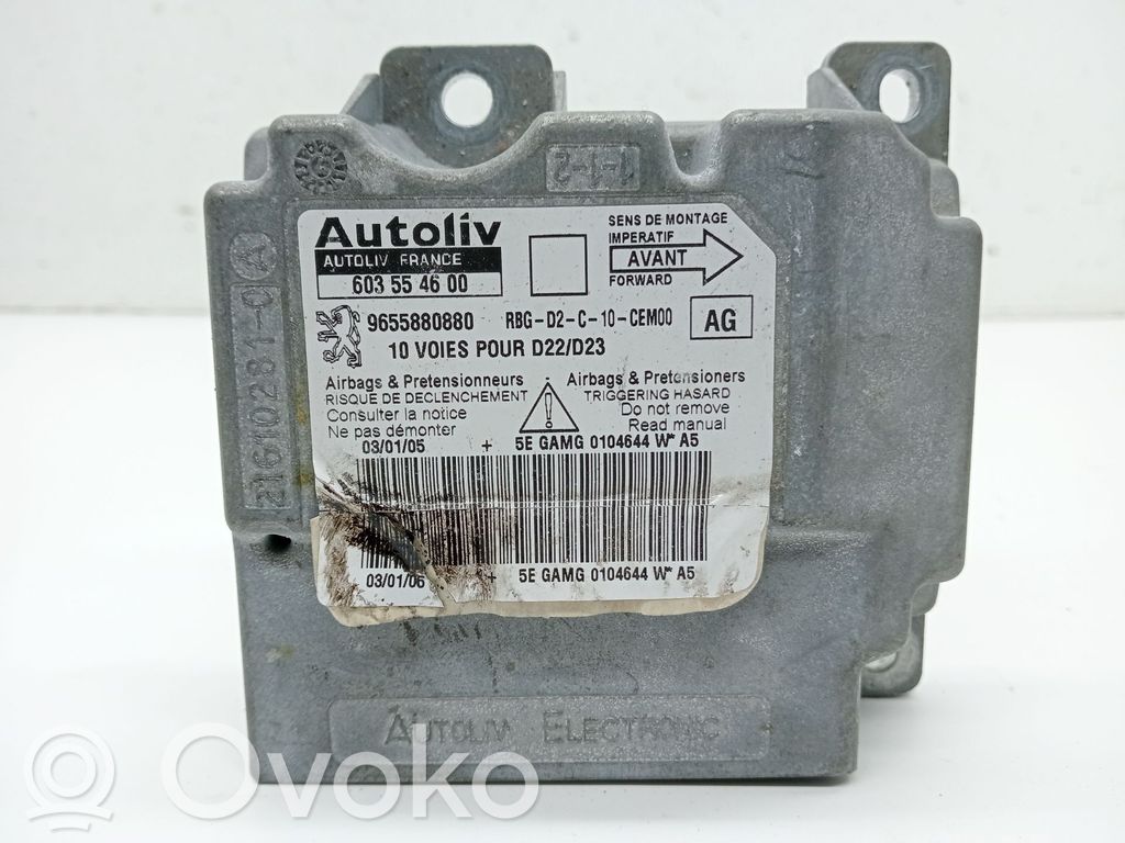 Peugeot 407 Unitate/modul de comandă airbaguri 