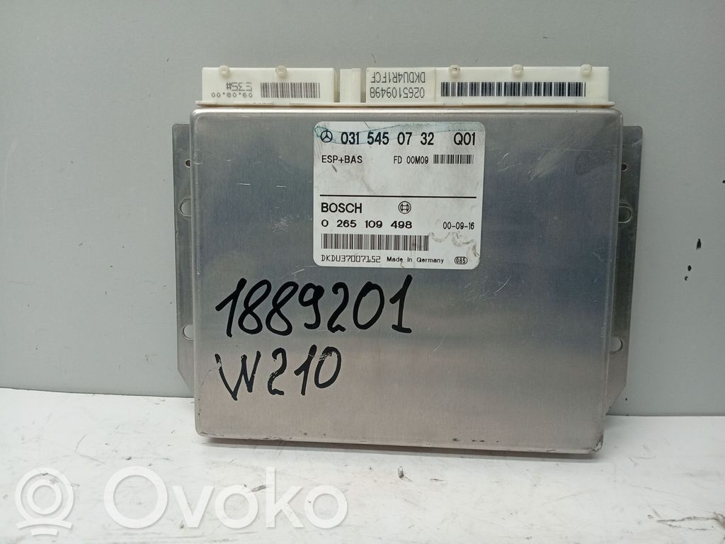 Mercedes-Benz E W210 Alte unități/module de control 