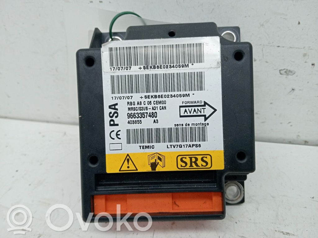Citroen C3 Centralina/modulo airbag