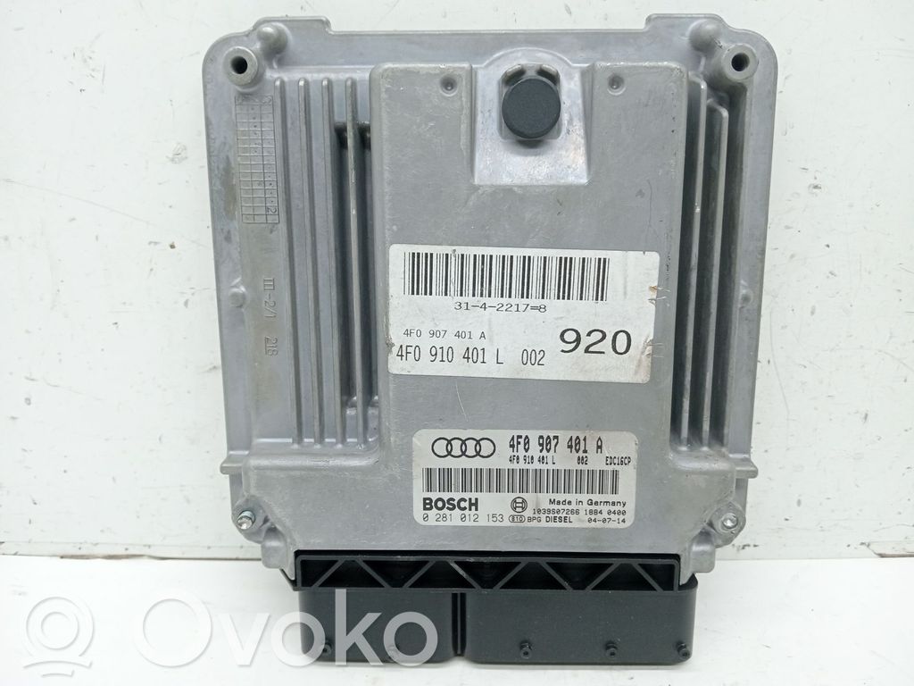 Audi A6 S6 C6 4F Centralina/modulo del motore 