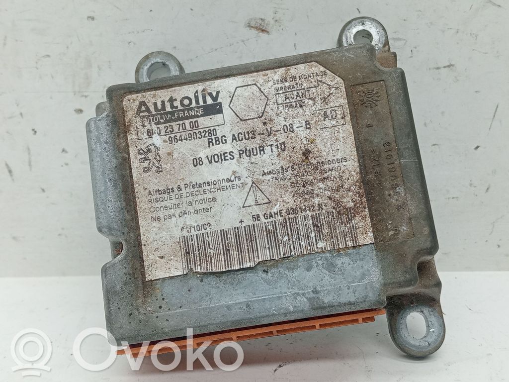Peugeot 206 Centralina/modulo airbag