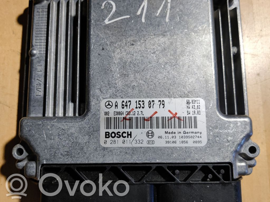Mercedes-Benz E W211 Engine control unit/module 