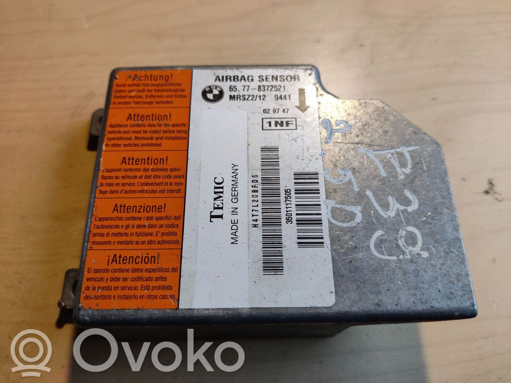 Airbag control unit/module   65778372521