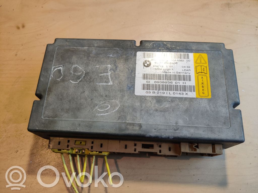 BMW 5 E60 E61 Module de contrôle airbag 